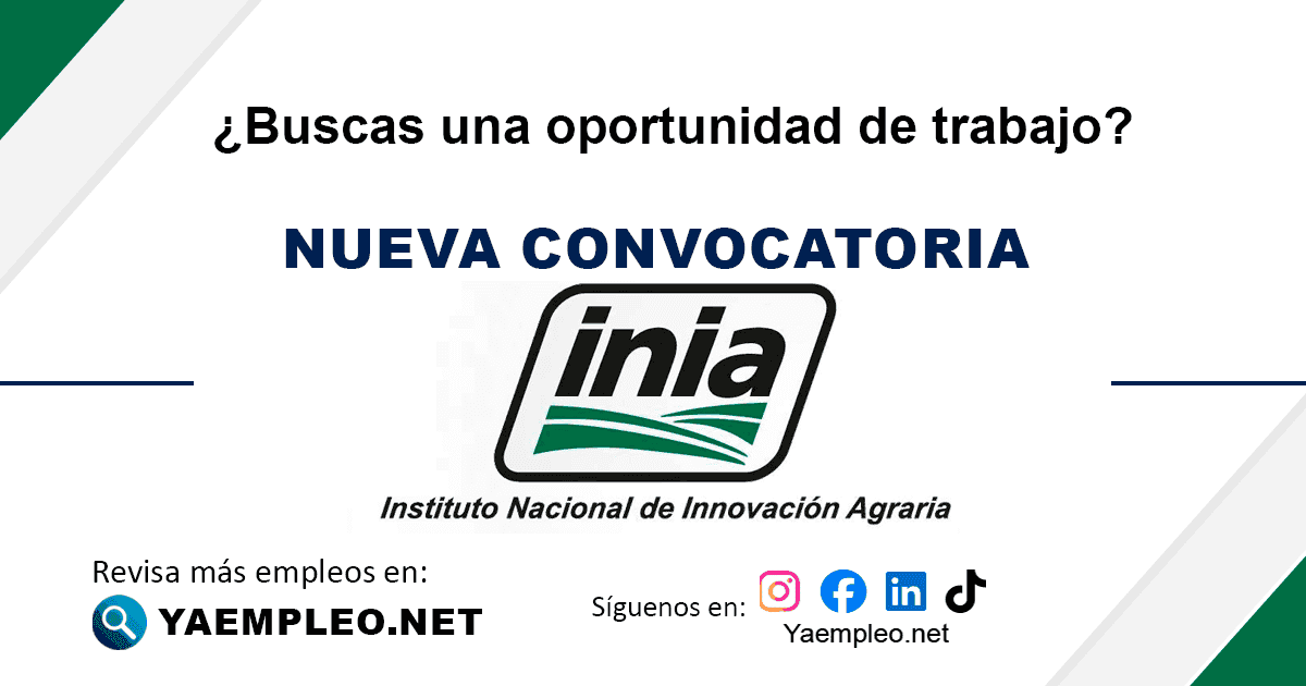 Instituto Nacional de Innovación Agraria - INIA