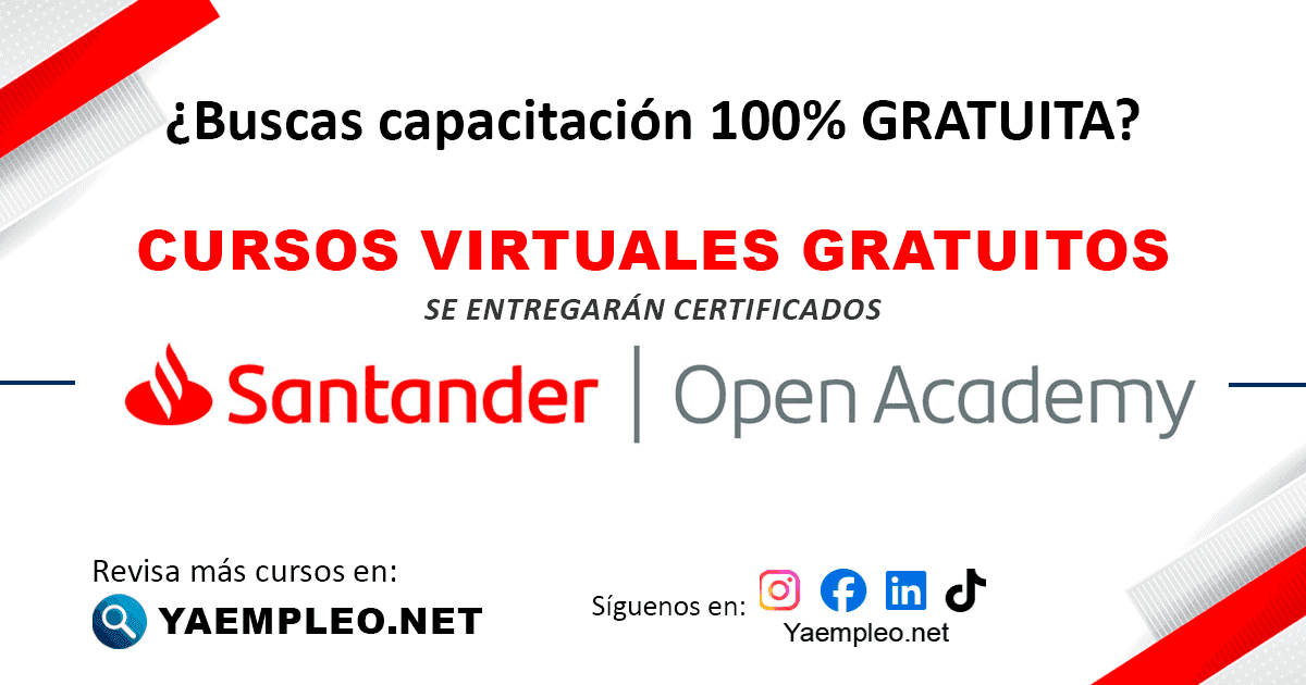 Cursos gratuitos de Santander Open Academy