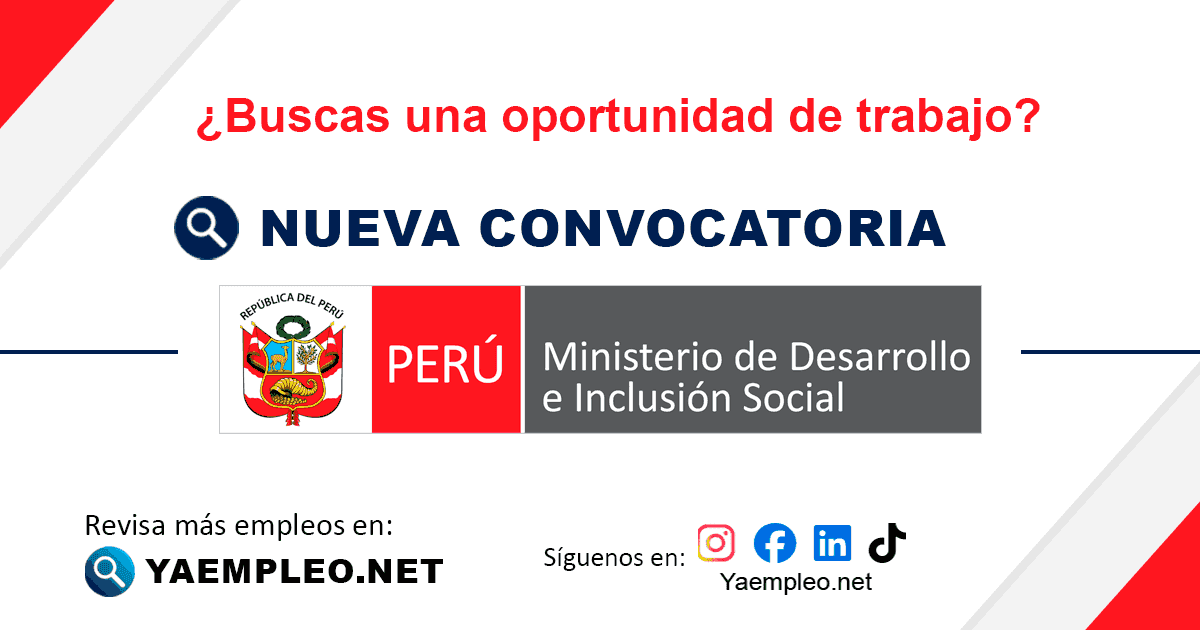 Ministerio de Desarrollo e Inclusión Social - MIDIS