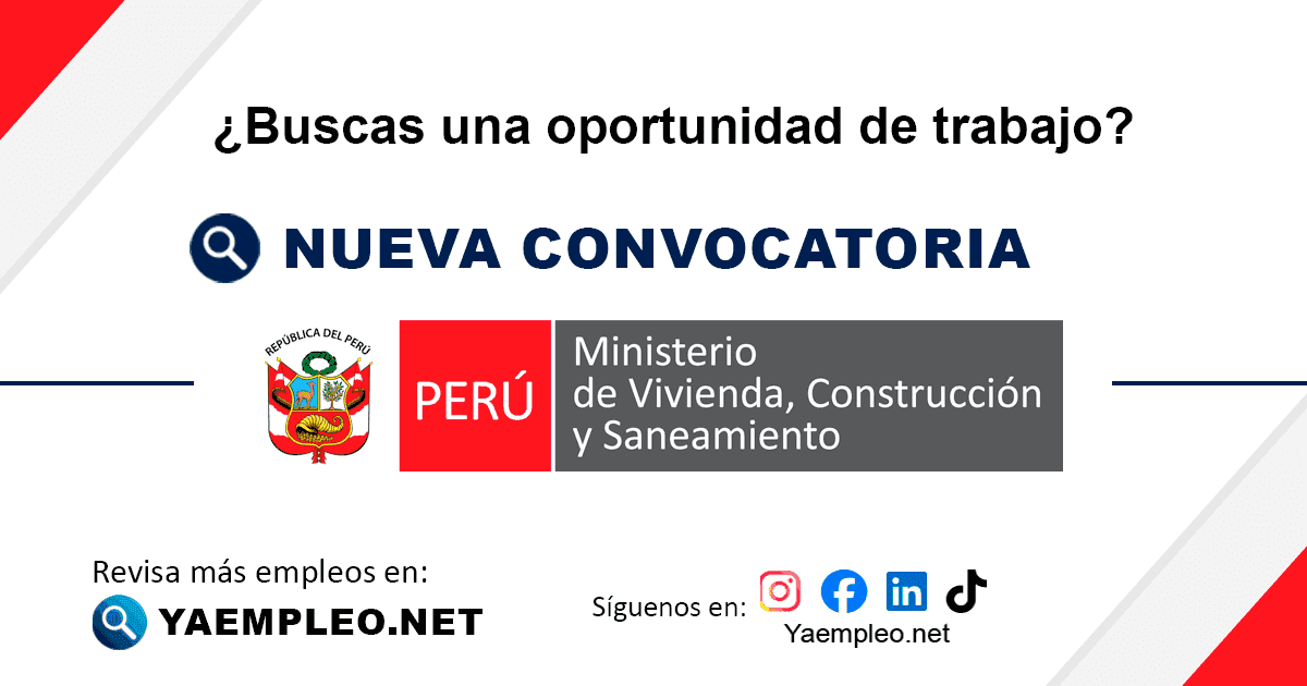 Ministerio de Vivienda, Construcción y Saneamiento