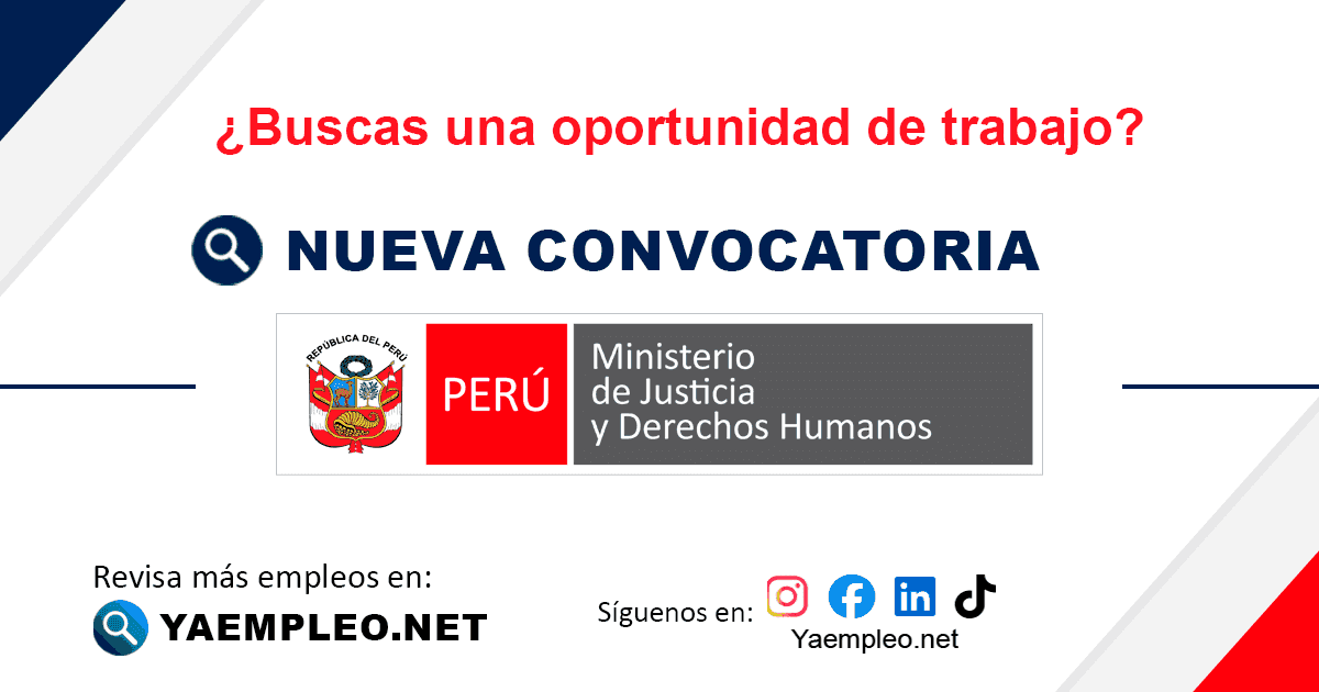 Ministerio de Justicia y Derechos Humanos (MINJUSDH)