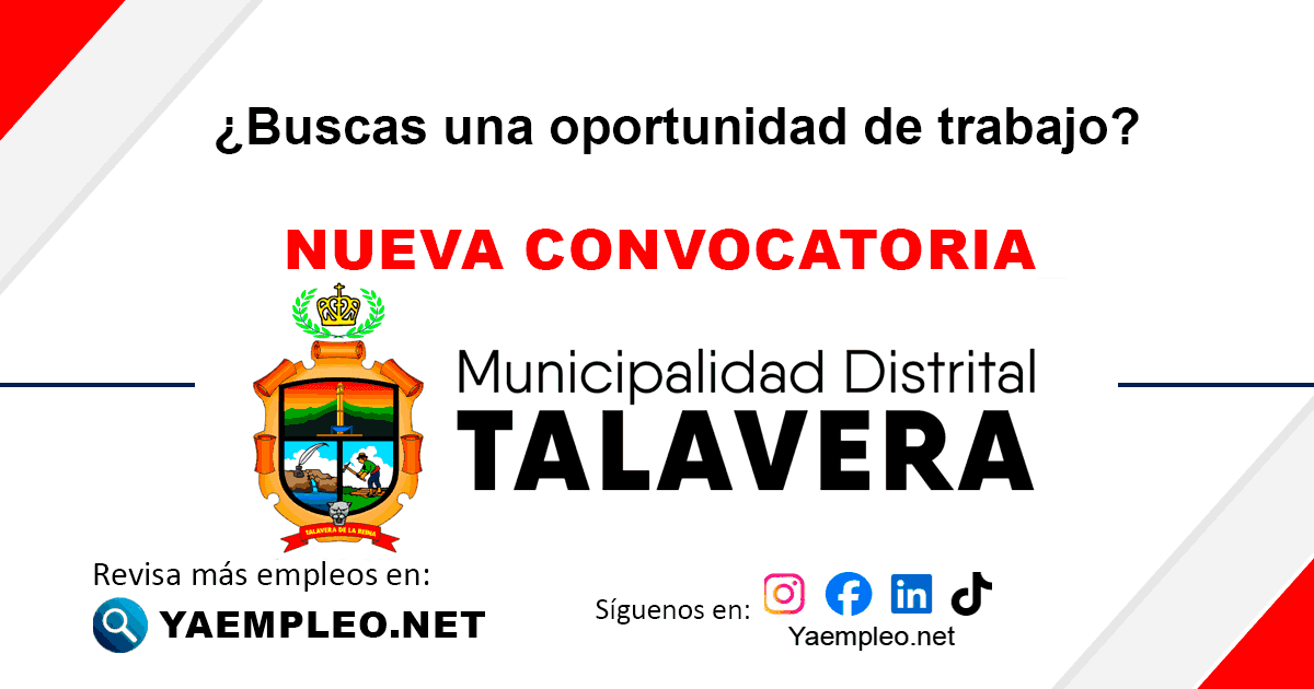 MUNICIPALIDAD DE TALAVERA