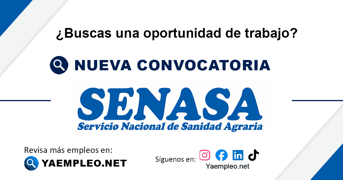 Servicio Nacional de Sanidad Agraria del Perú - SENASA