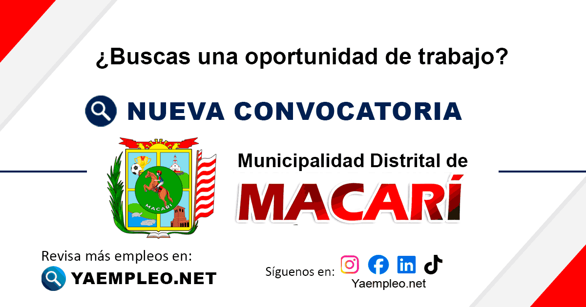 Municipalidad Distrital de Macari