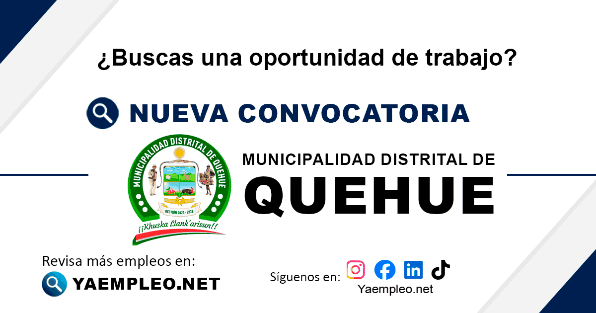 Municipalidad Distrital de Quehue 