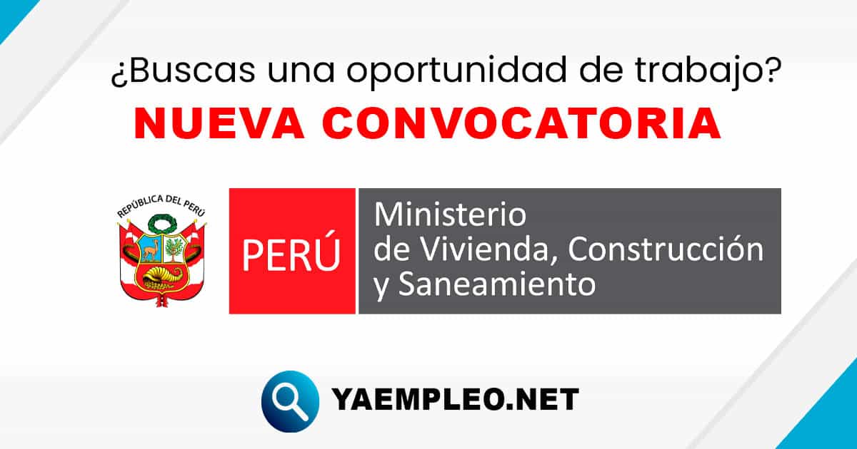 Ministerio de Vivienda, Construcción y Saneamiento