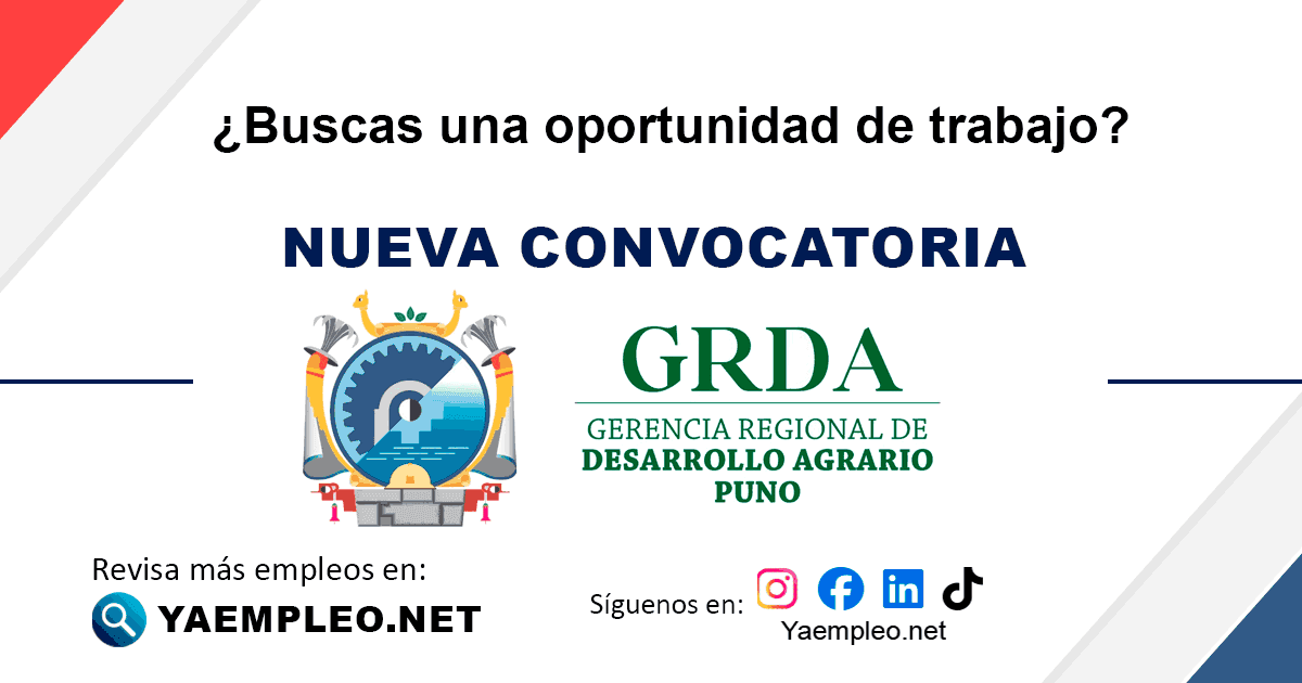 Gerencia Regional de Desarrollo Agrario Puno