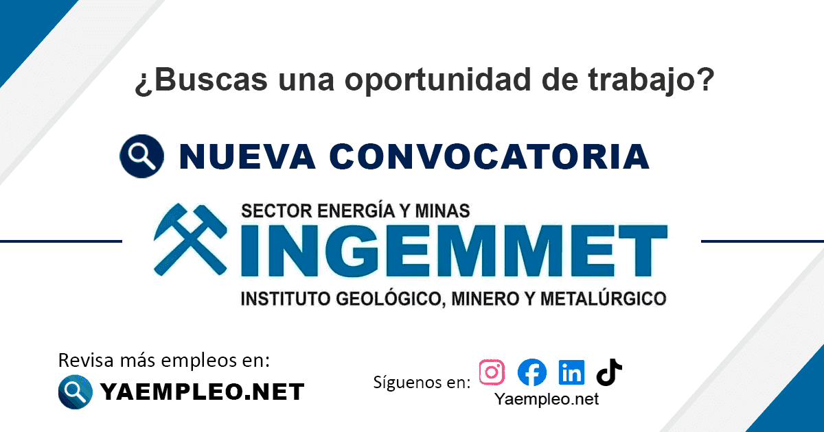 Instituto Geológico, Minero y Metalúrgico - INGEMMET