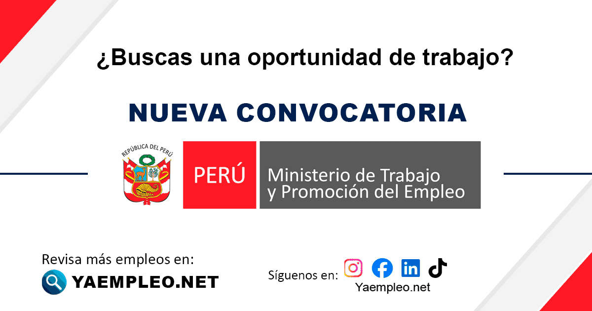 Ministerio de Trabajo y Promoción del Empleo - MTPE