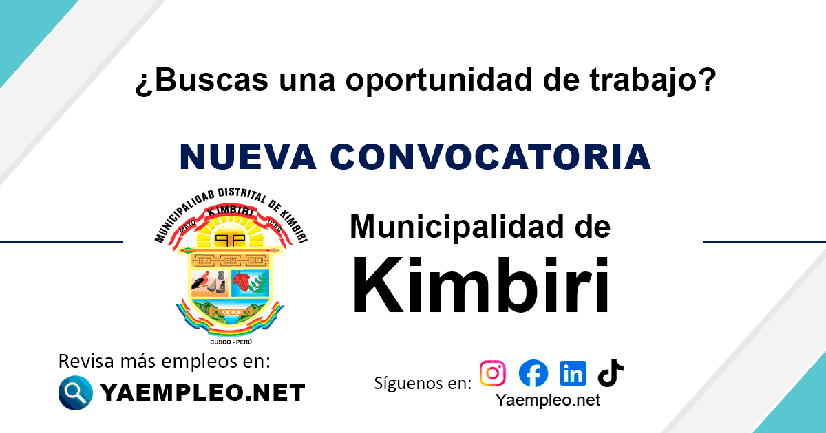 Municipalidad de Kimbiri