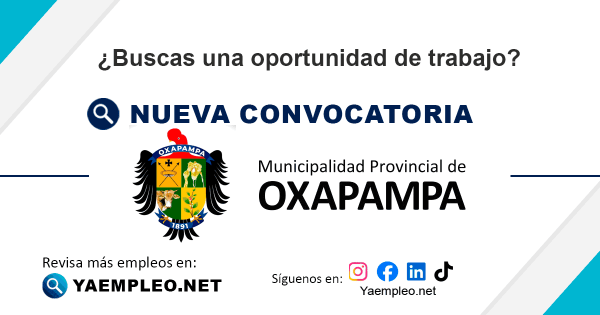 Municipalidad Provincial de Oxapampa